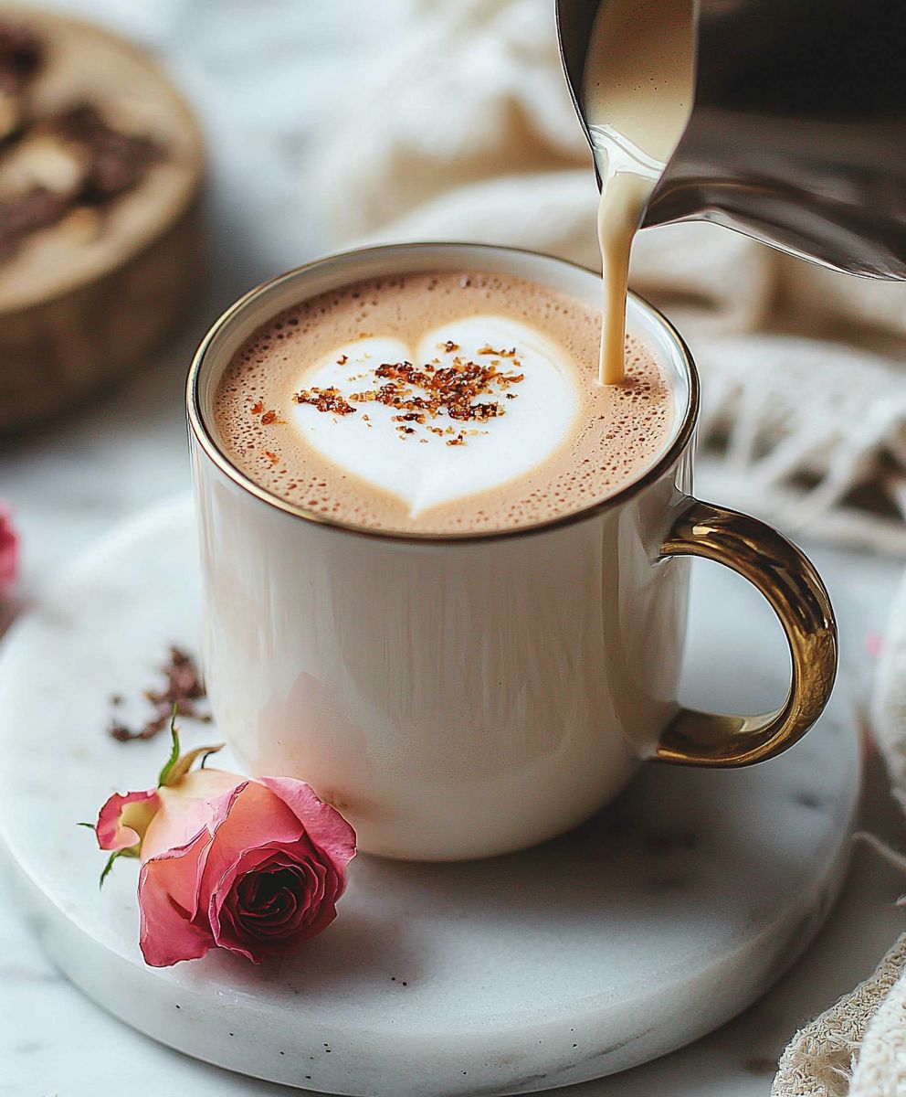 Rose Vanilla Latte