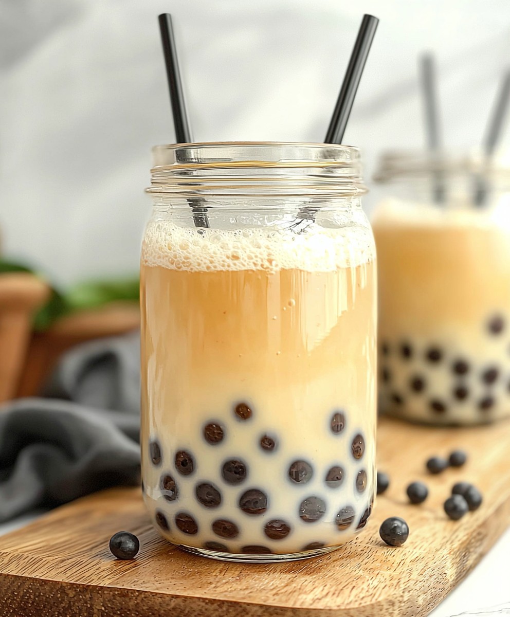 Vanilla bubble tea
