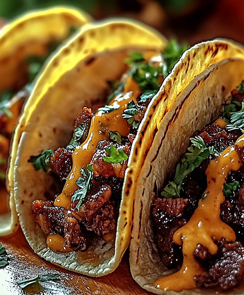 Garlic Butter Beef Tacos