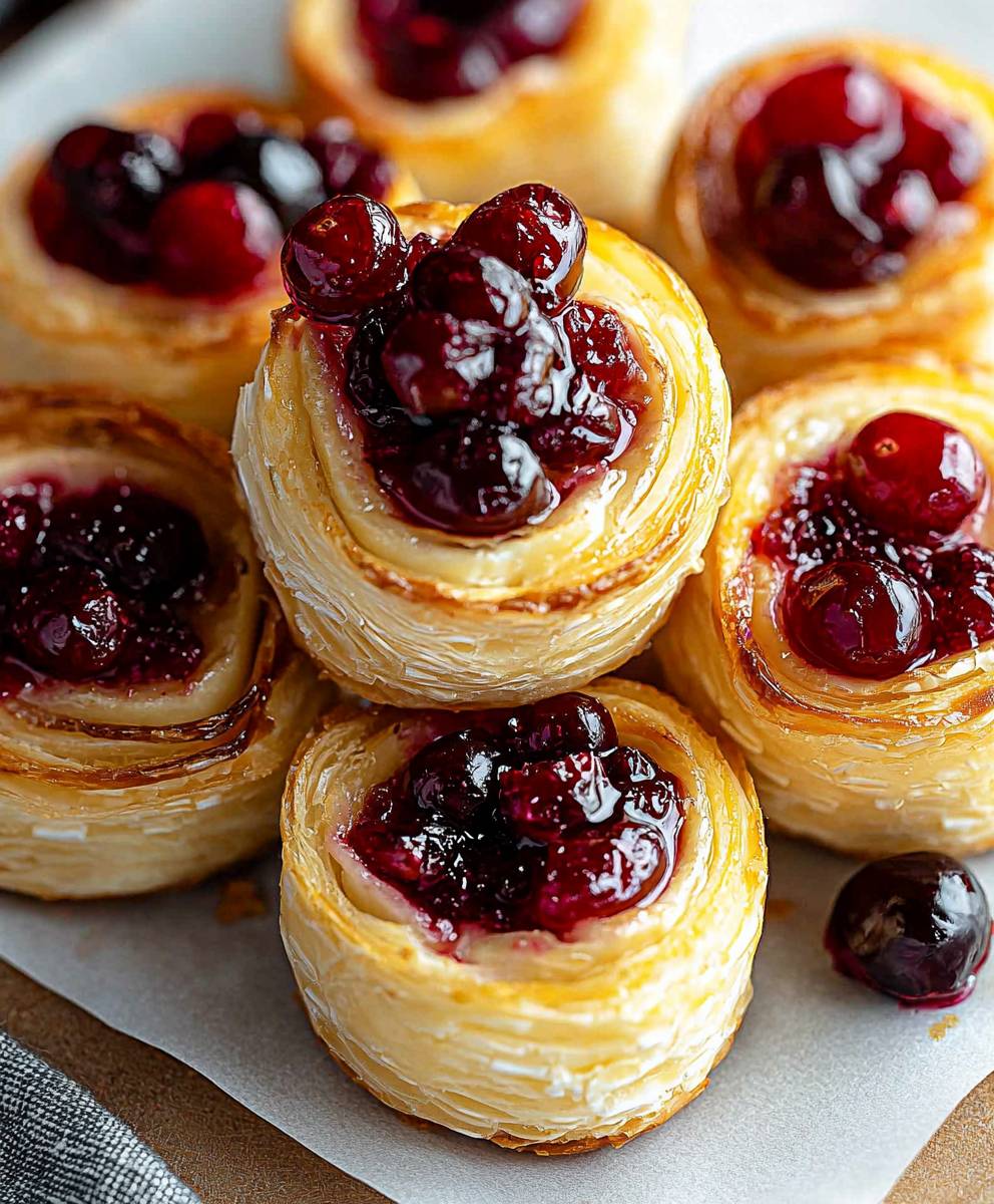 Cranberry Brie Bites