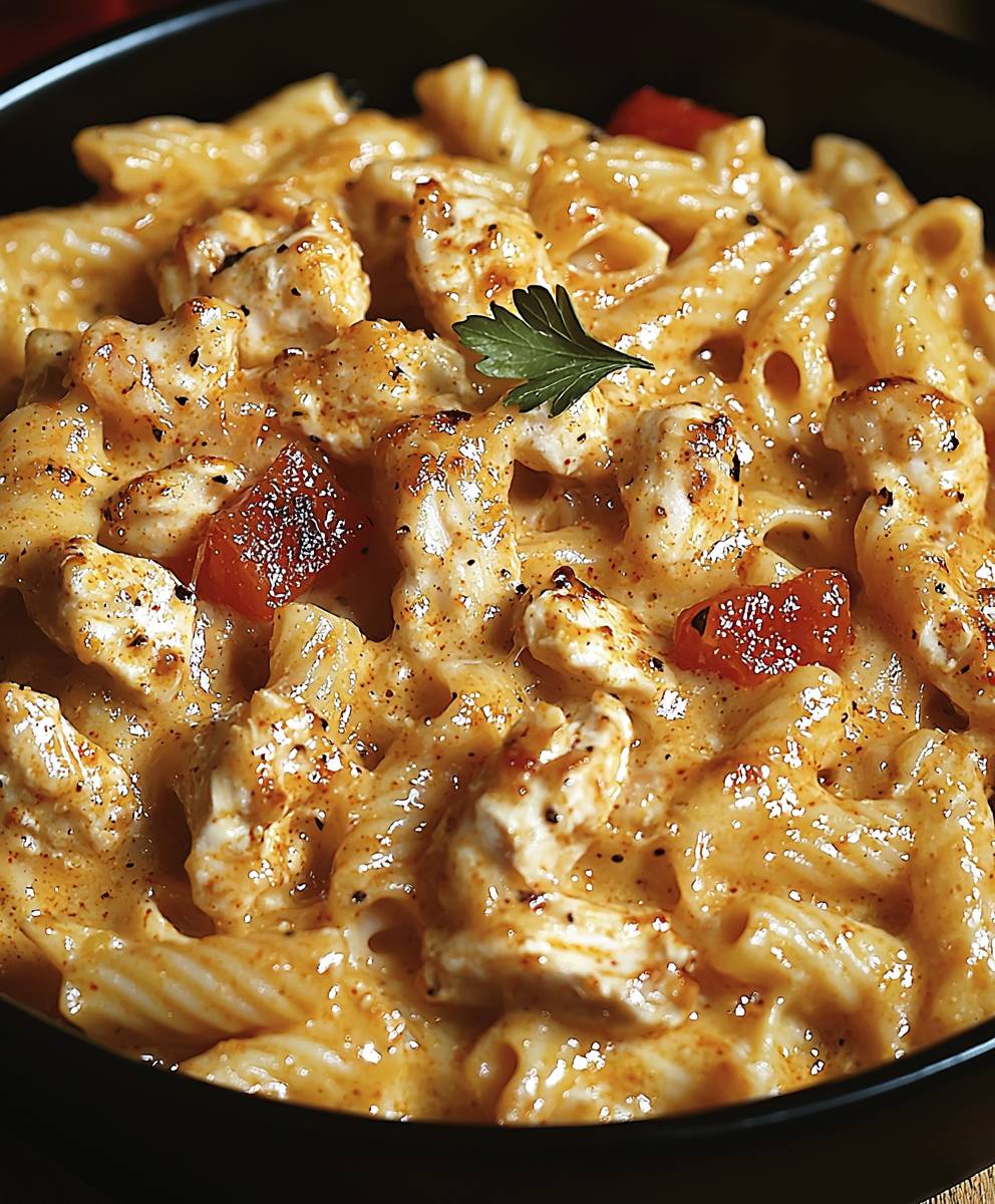 Cajun chicken pasta bake