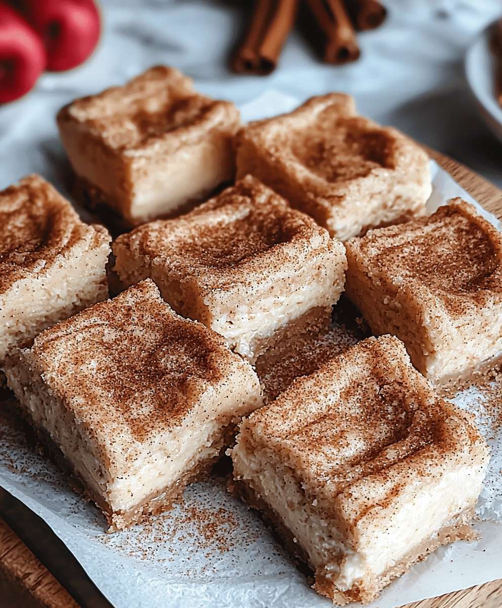 Snickerdoodle Cheesecake Bars