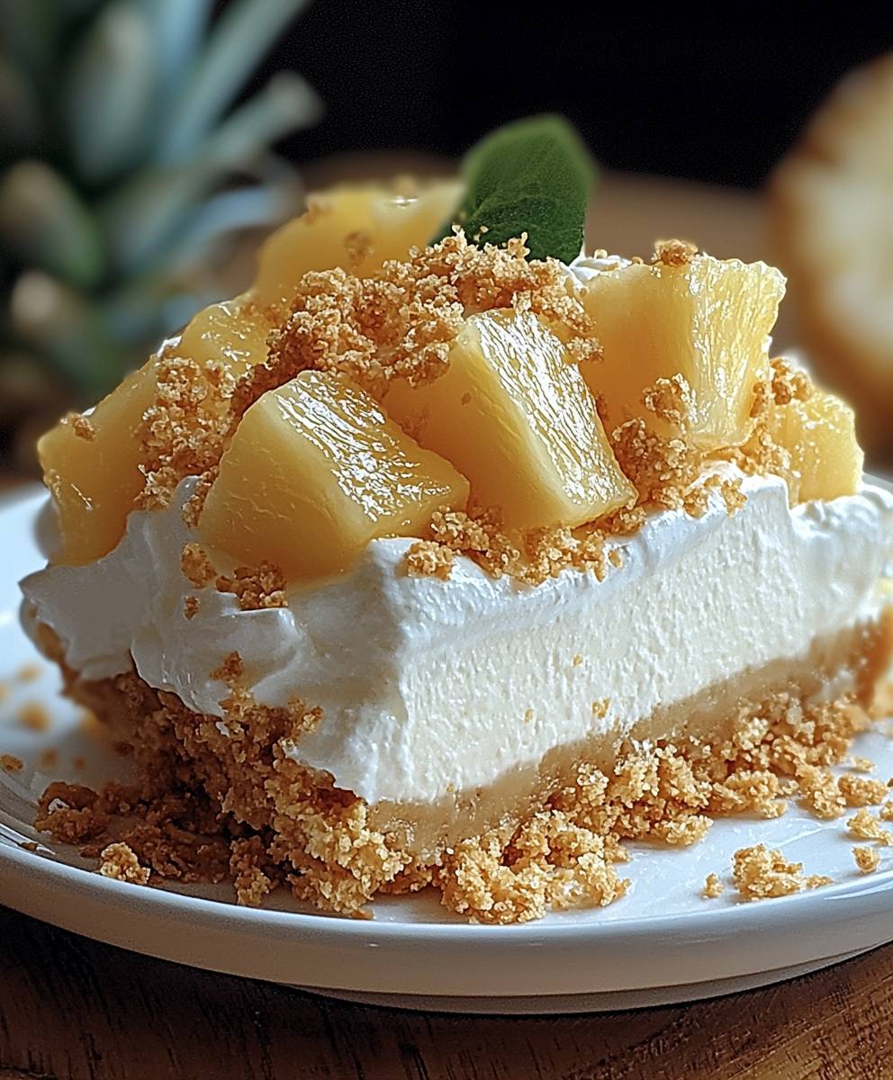 Pineapple Heaven Cheesecake Dessert