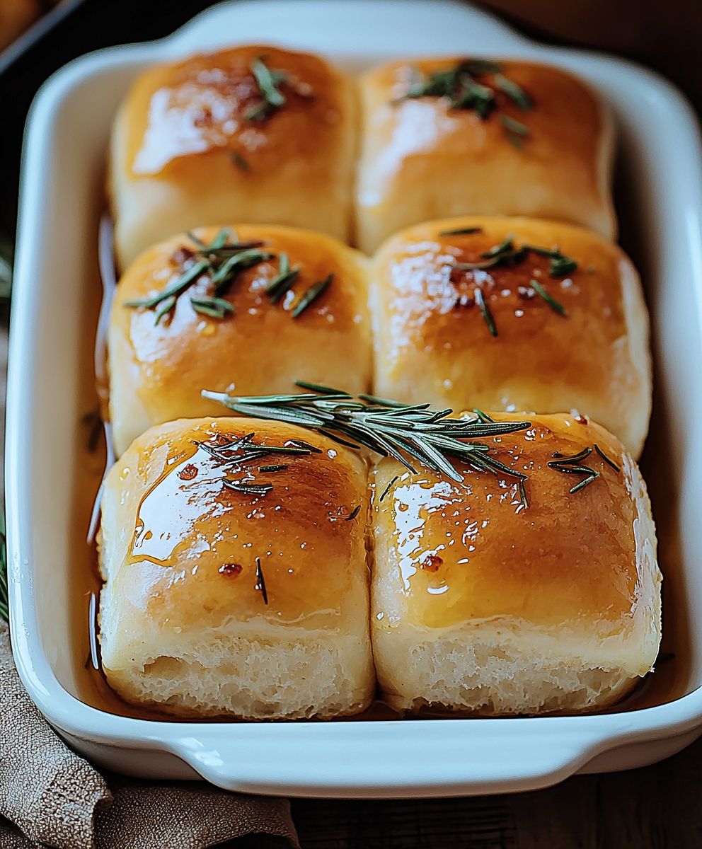 Rosemary Honey Butter Rolls