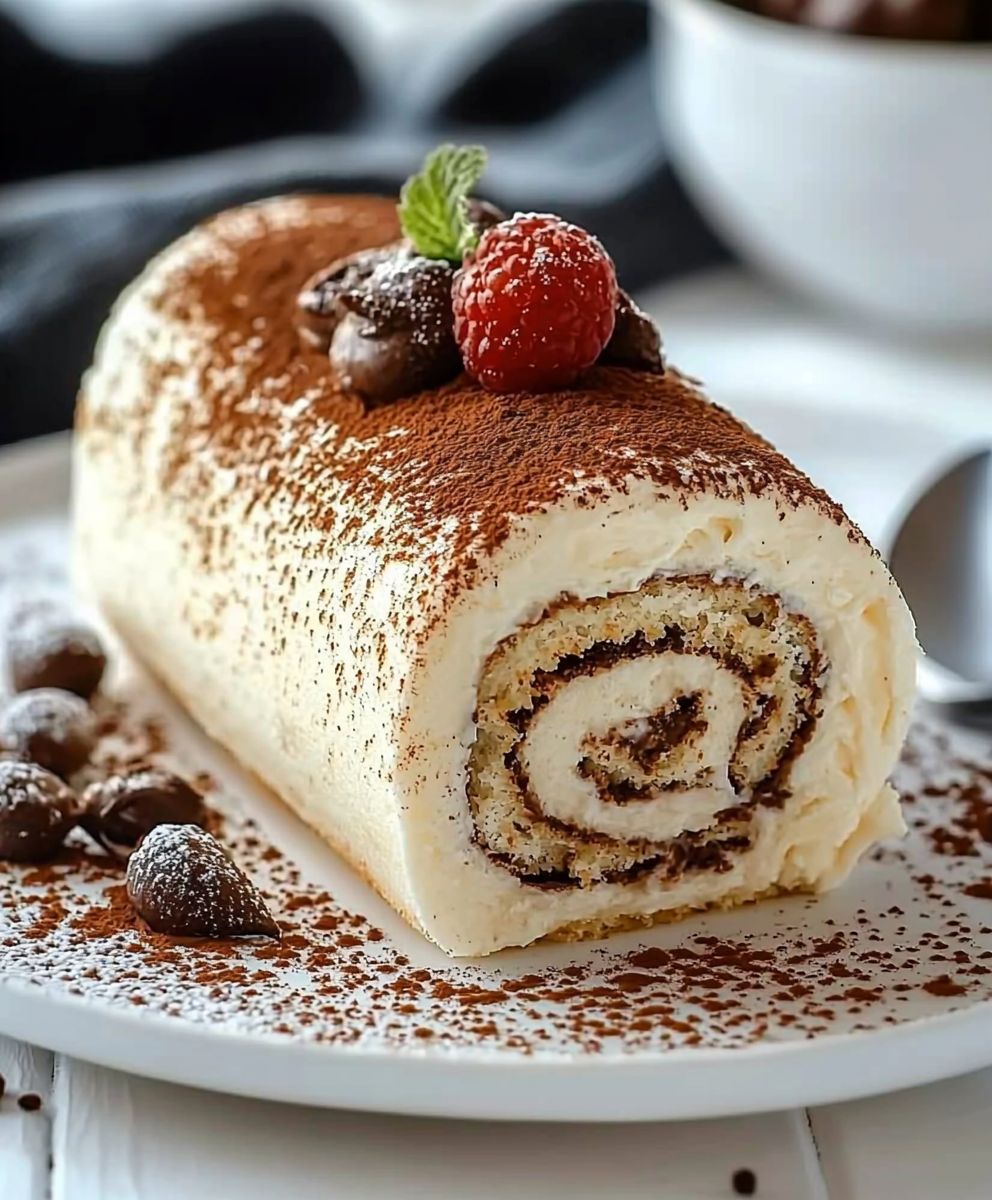 Vanilla Tiramisu Roll