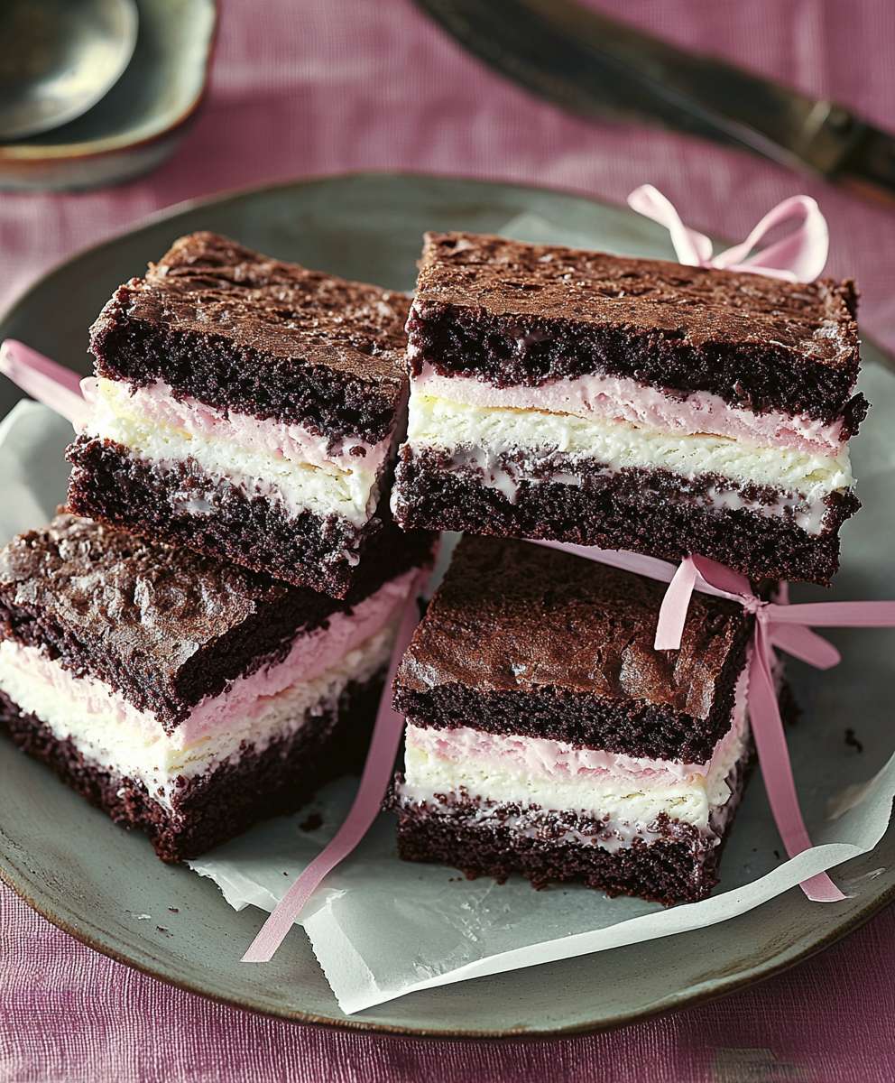 Brownie Ice Cream Sandwiches