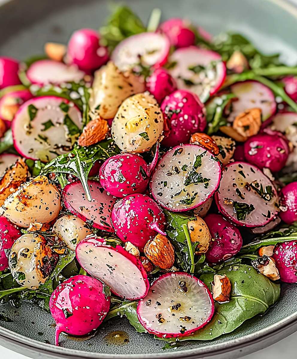 Roasted Radish Salad