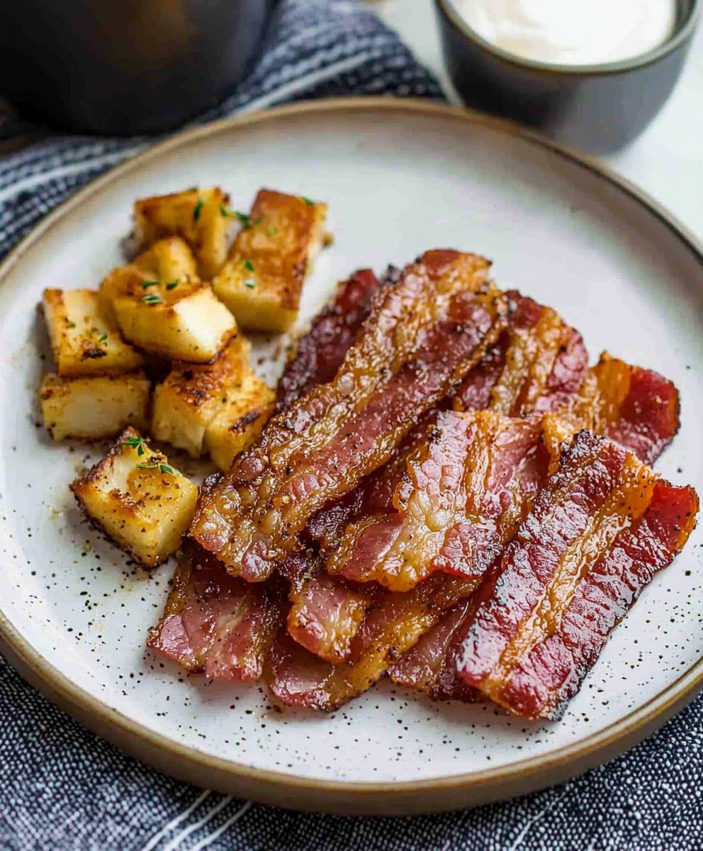 Oven baked bacon