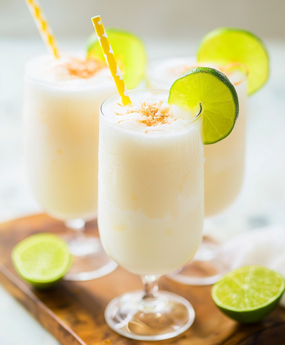 Skinny Coconut Daiquiri Drink