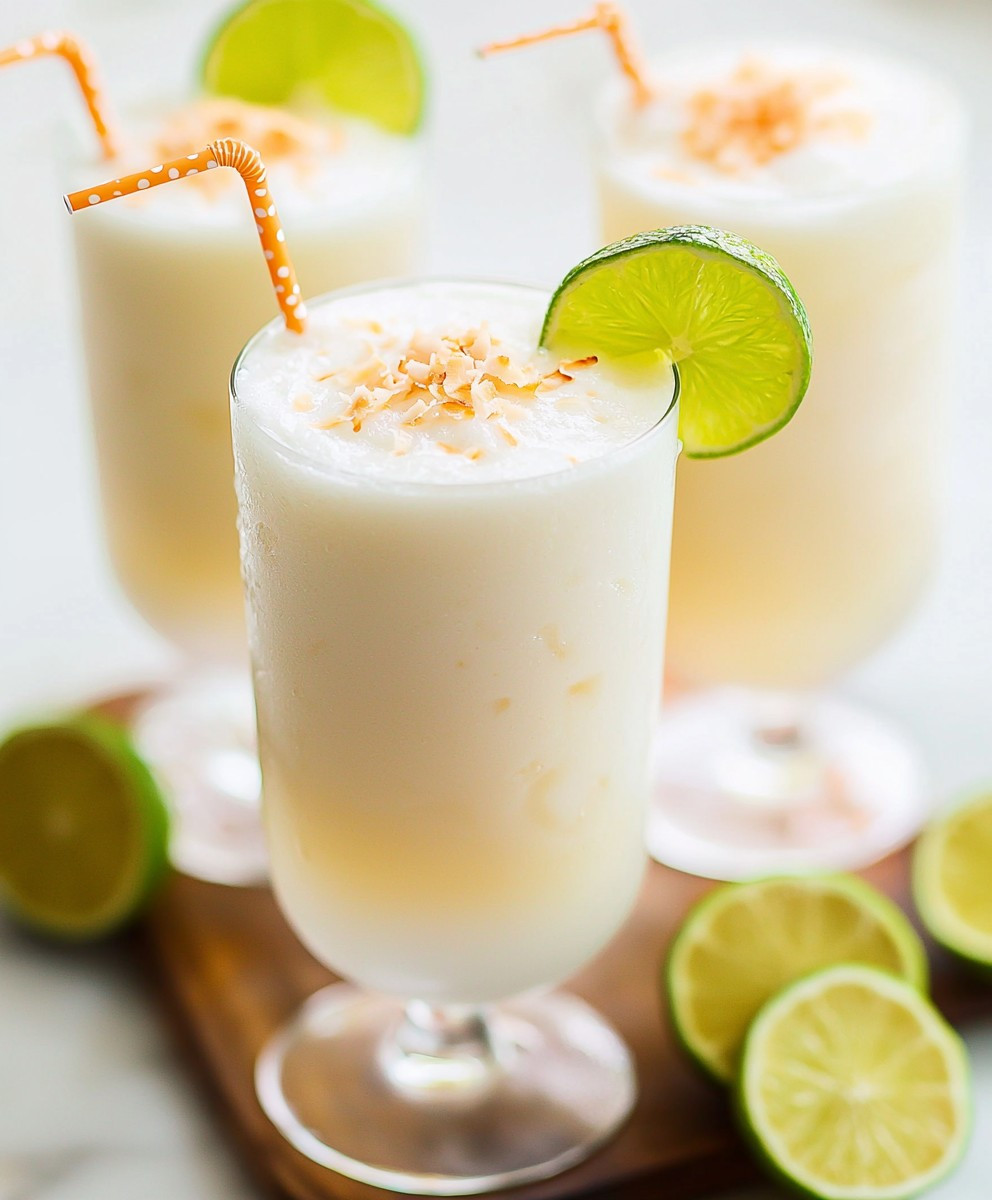 Skinny Coconut Daiquiri Drink