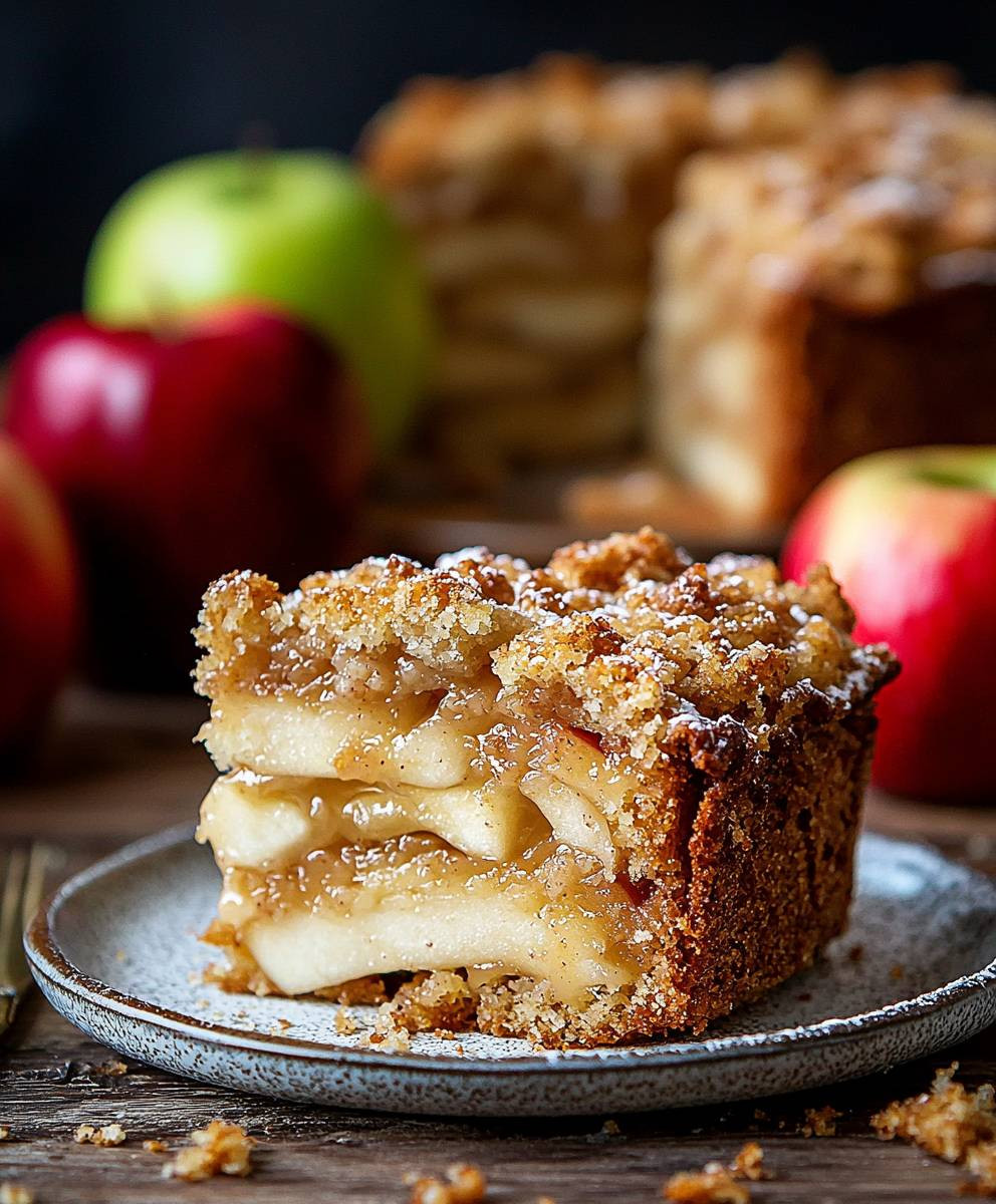 Apple Crumble Cake Dessert