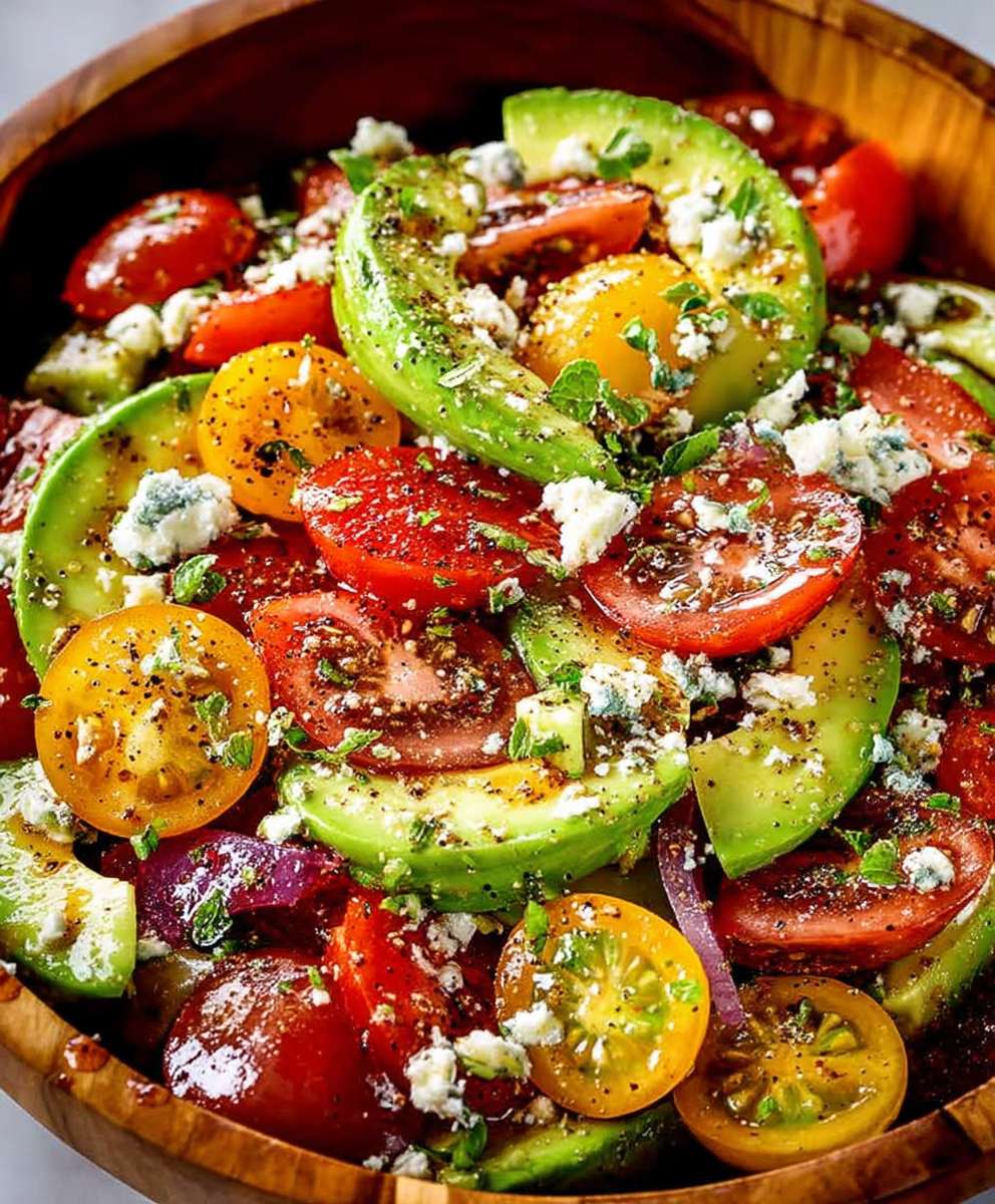 Avocado tomato salad