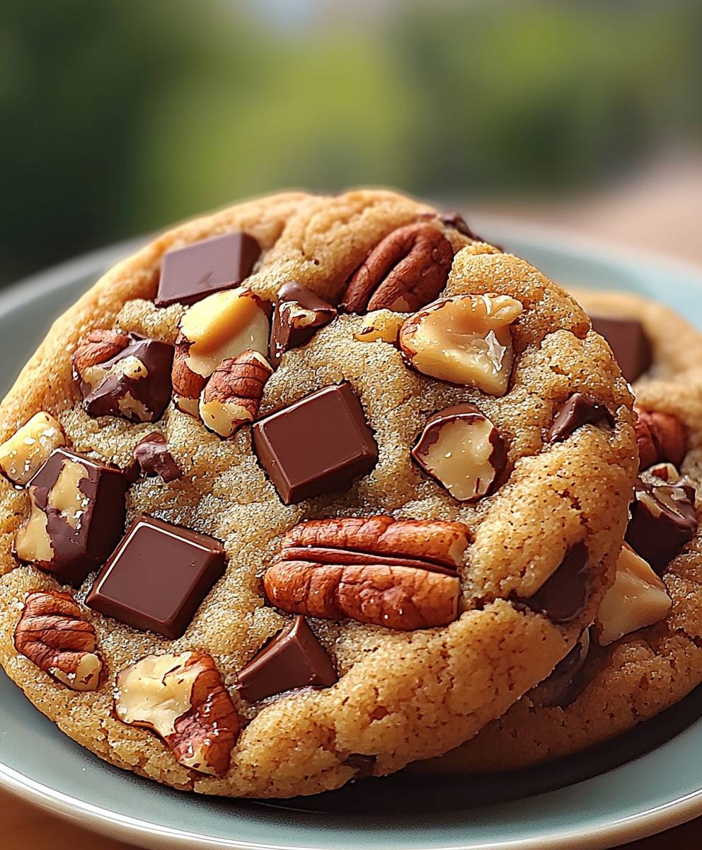 Chocolate Chunk Pecan Cookies