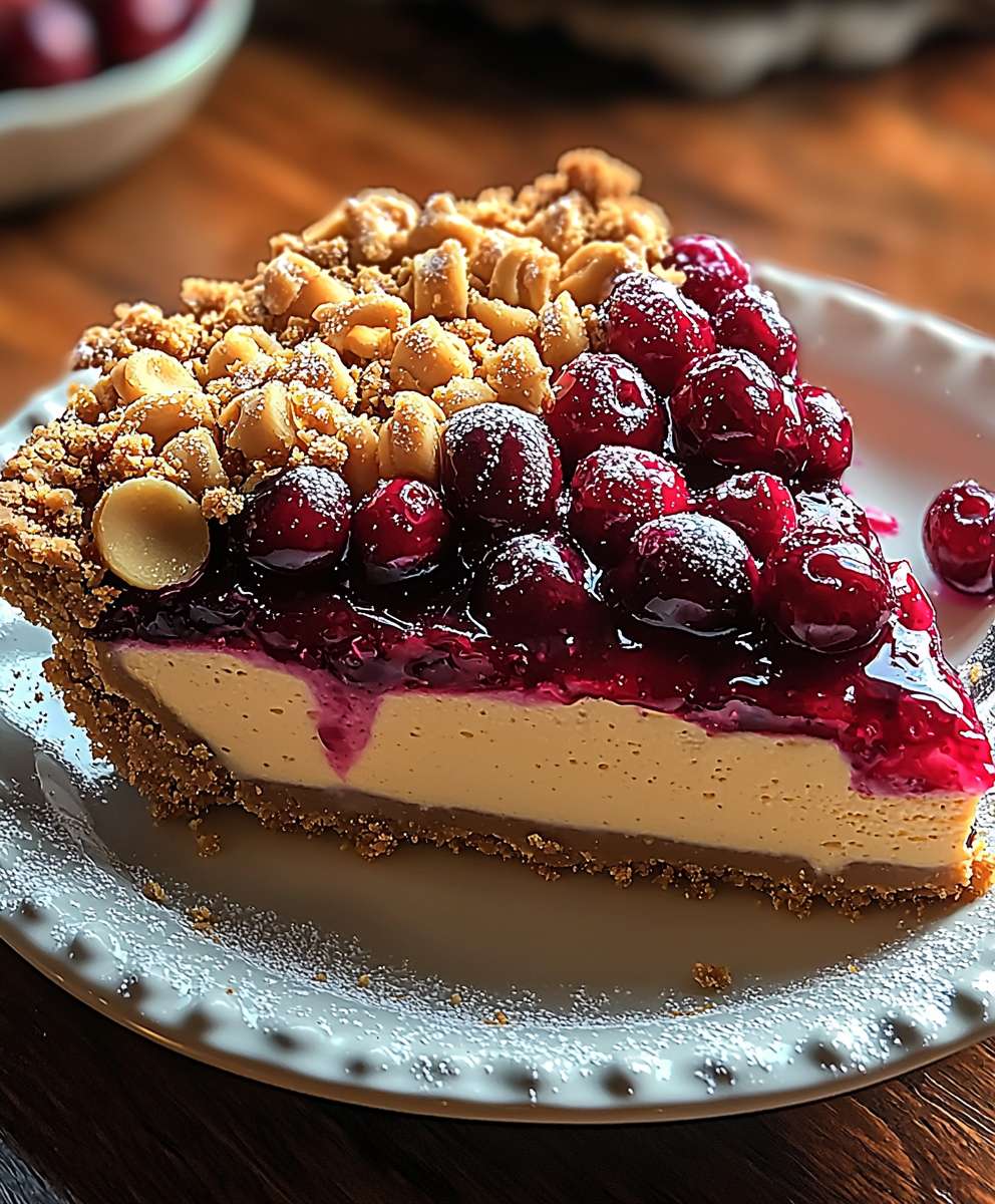 Cranberry Butterscotch Pie