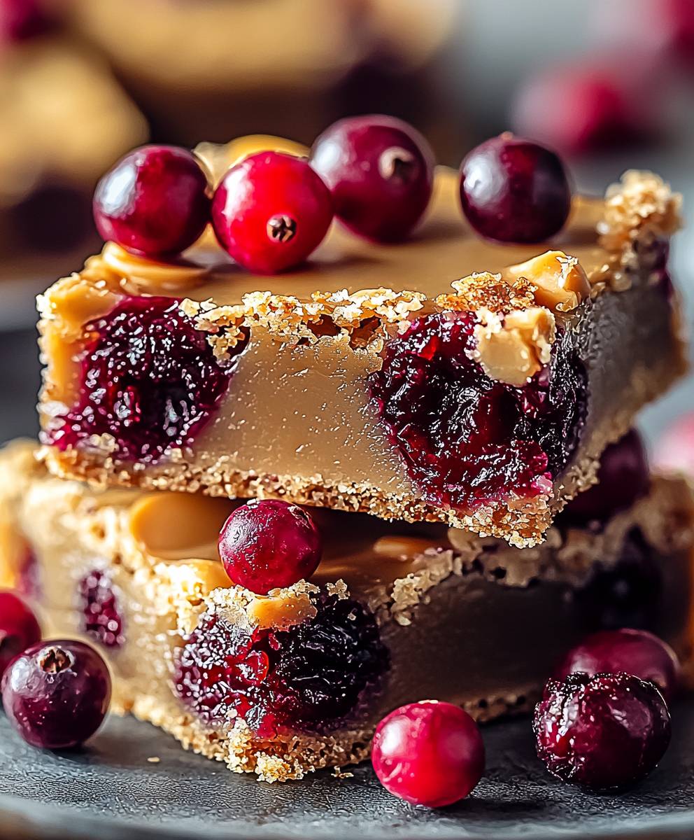 Cranberry Butterscotch Bars