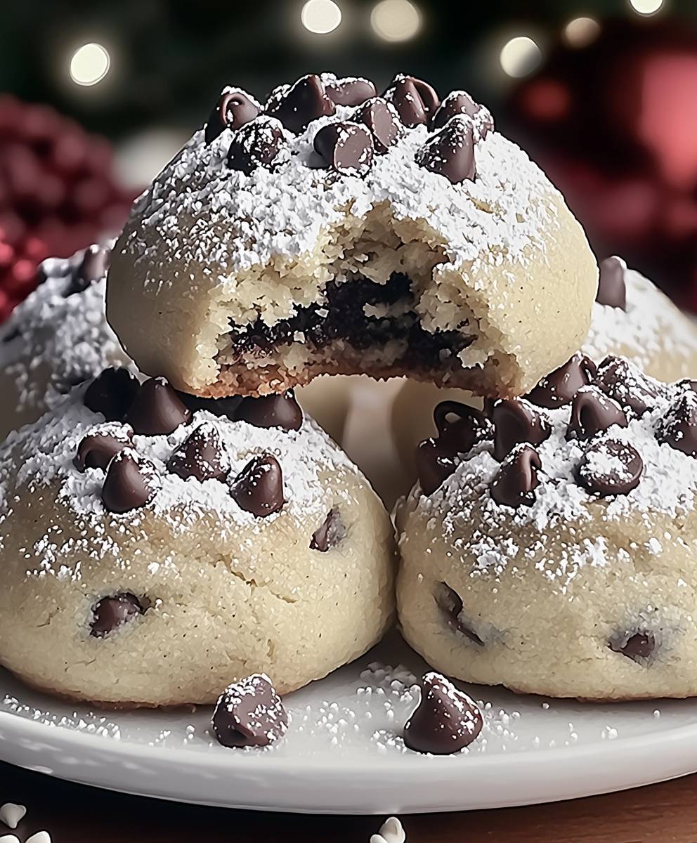 Peanut Butter Snowball Cookies