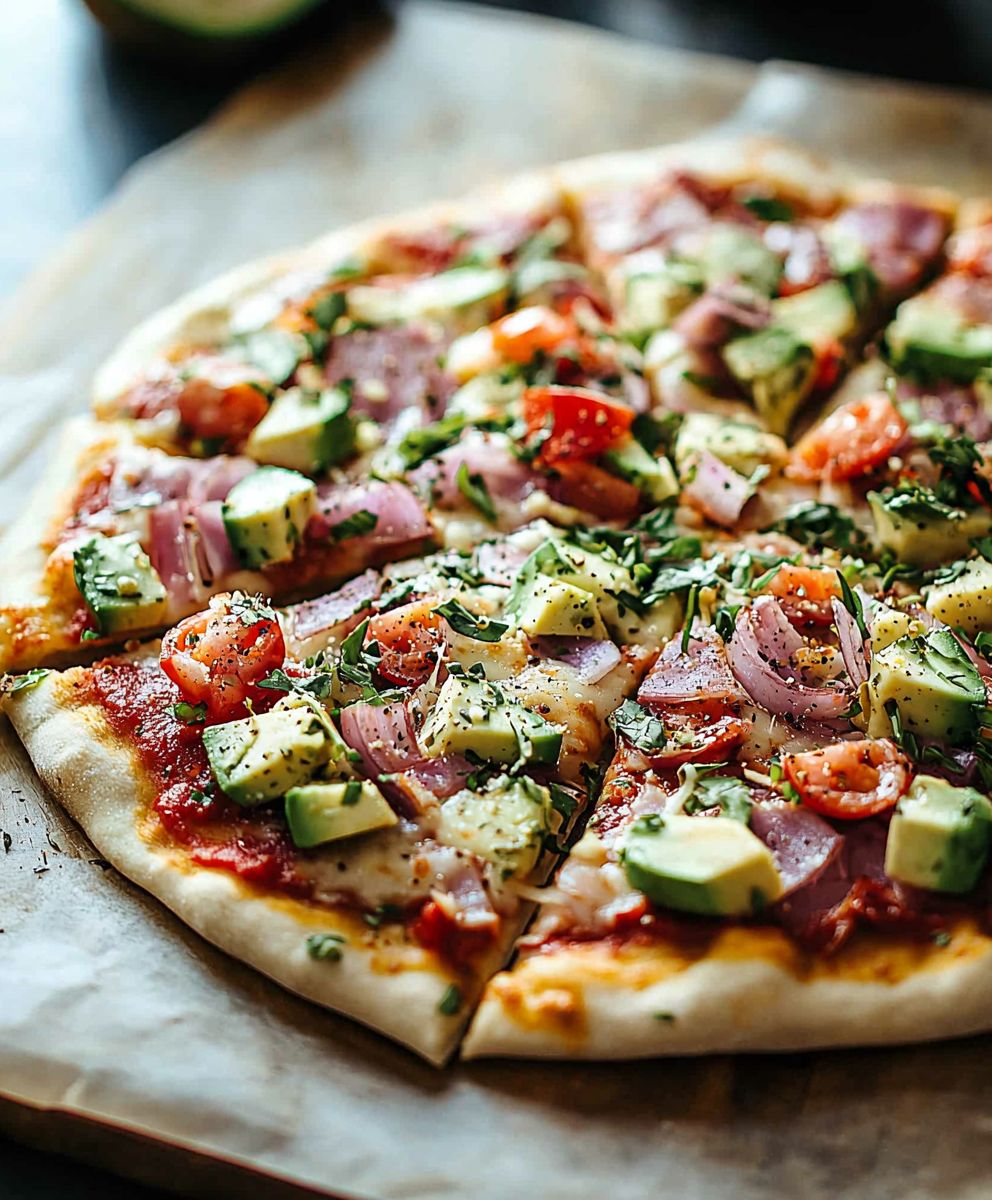 Chopped Salad Pizza