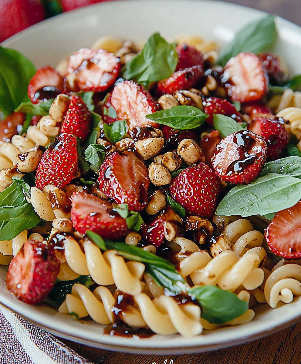 Strawberry Pasta Salad