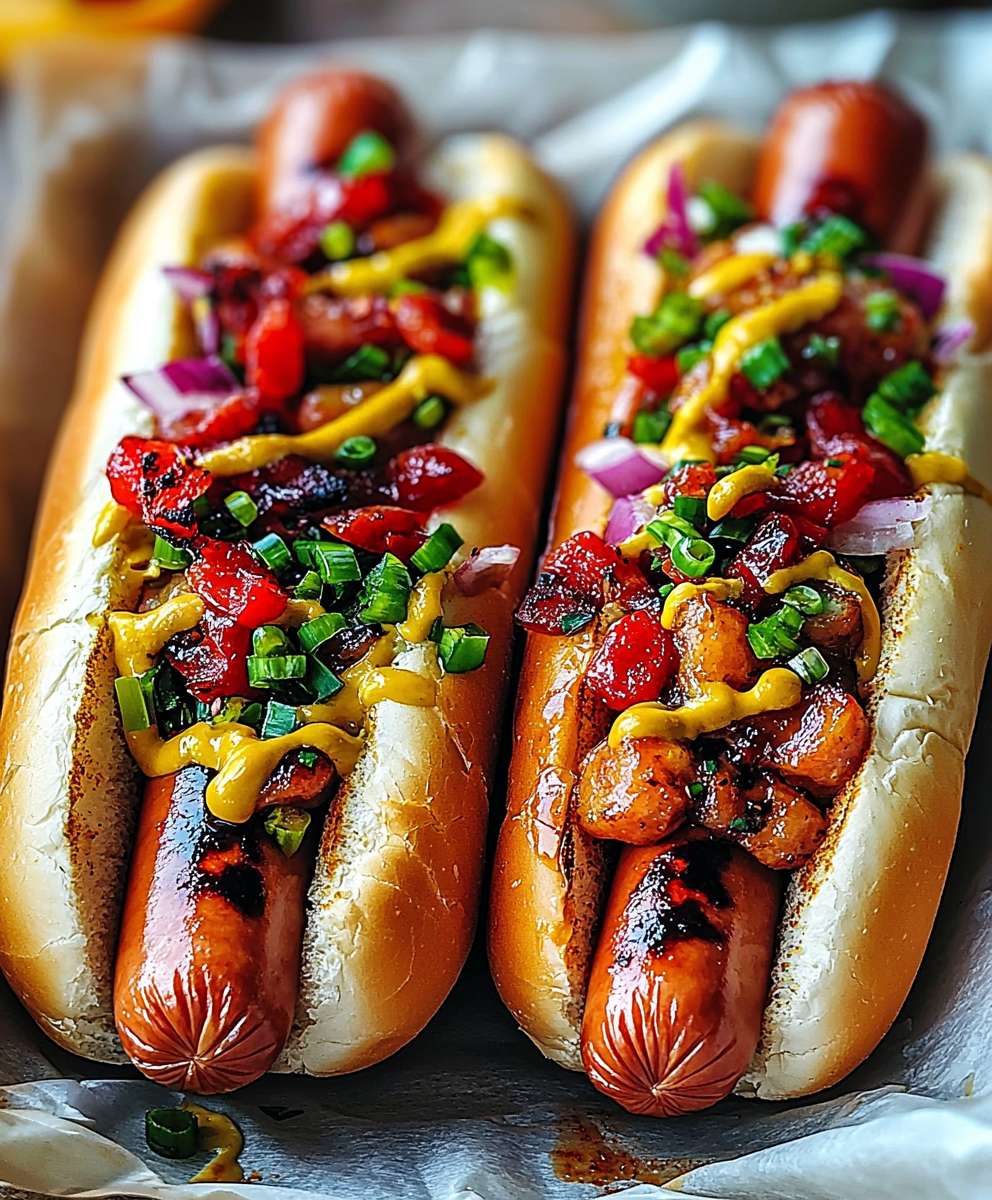 Gourmet hot dogs