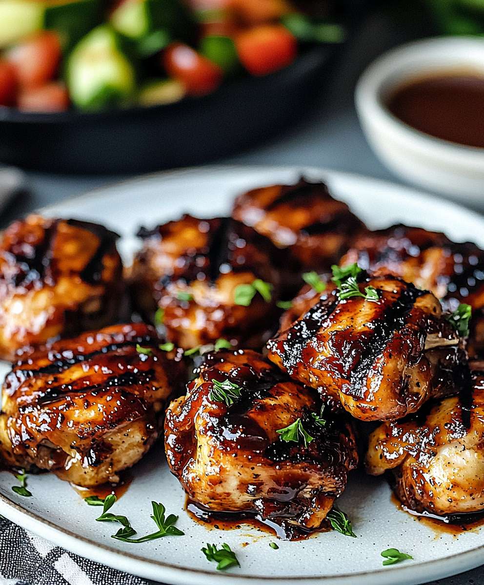 BBQ boneless chicken thighs