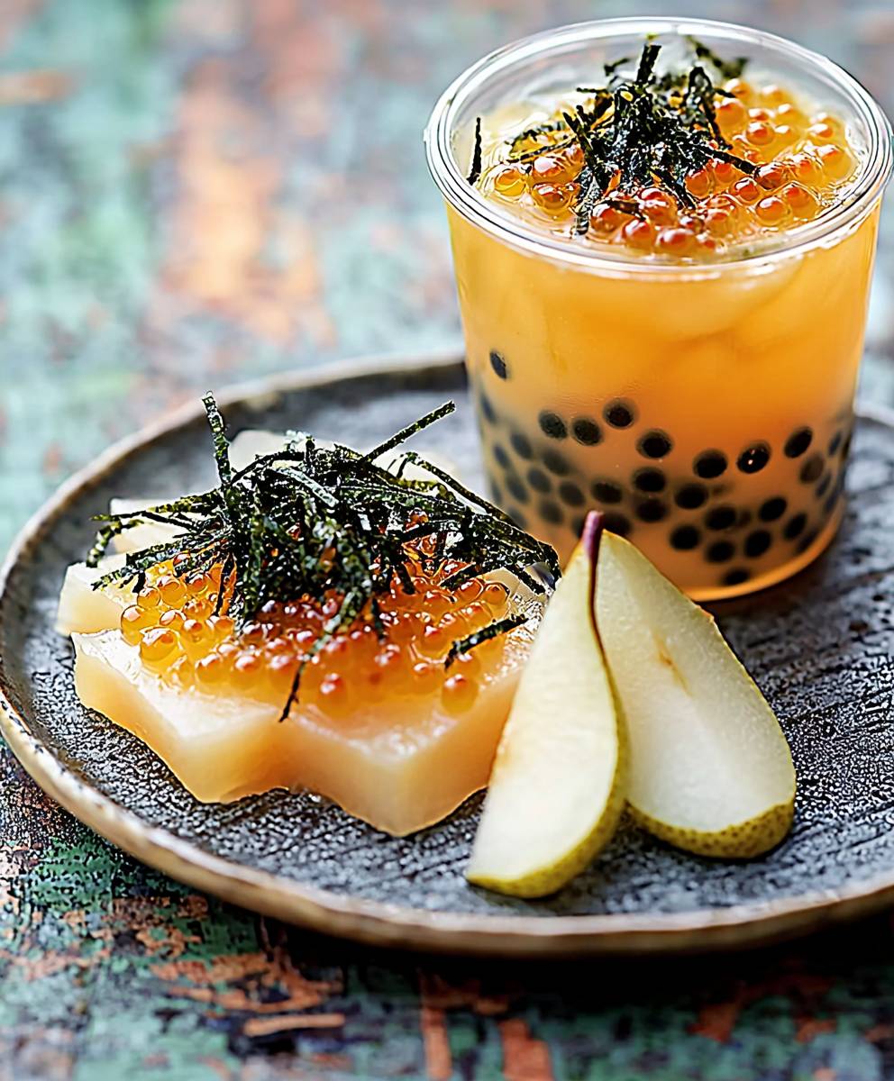 Shincha salad bonito trout roe