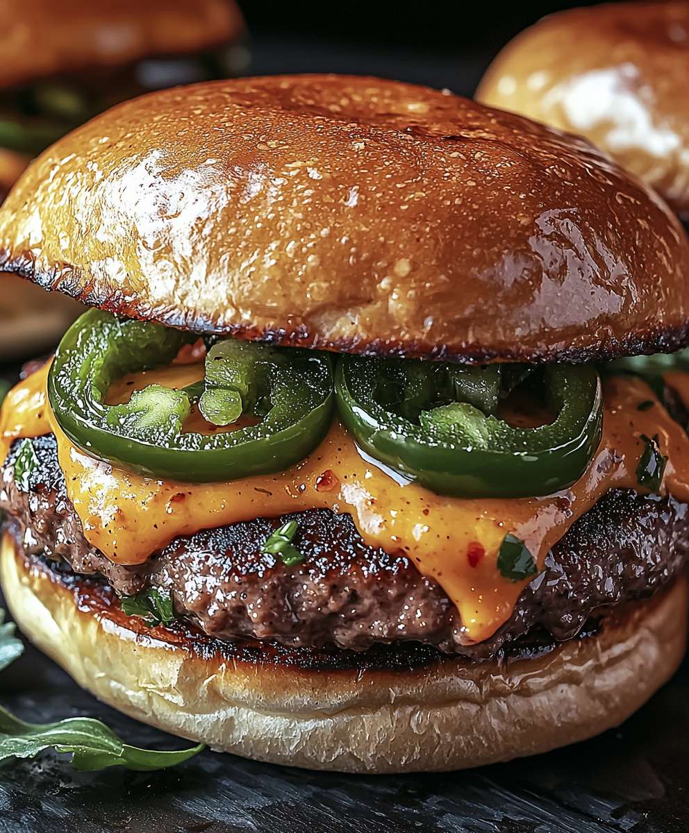 Jalapeno Onion Smash Burgers