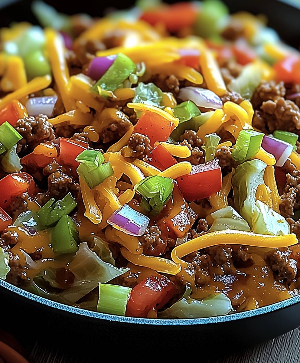 Ground Beef Taco Skillet