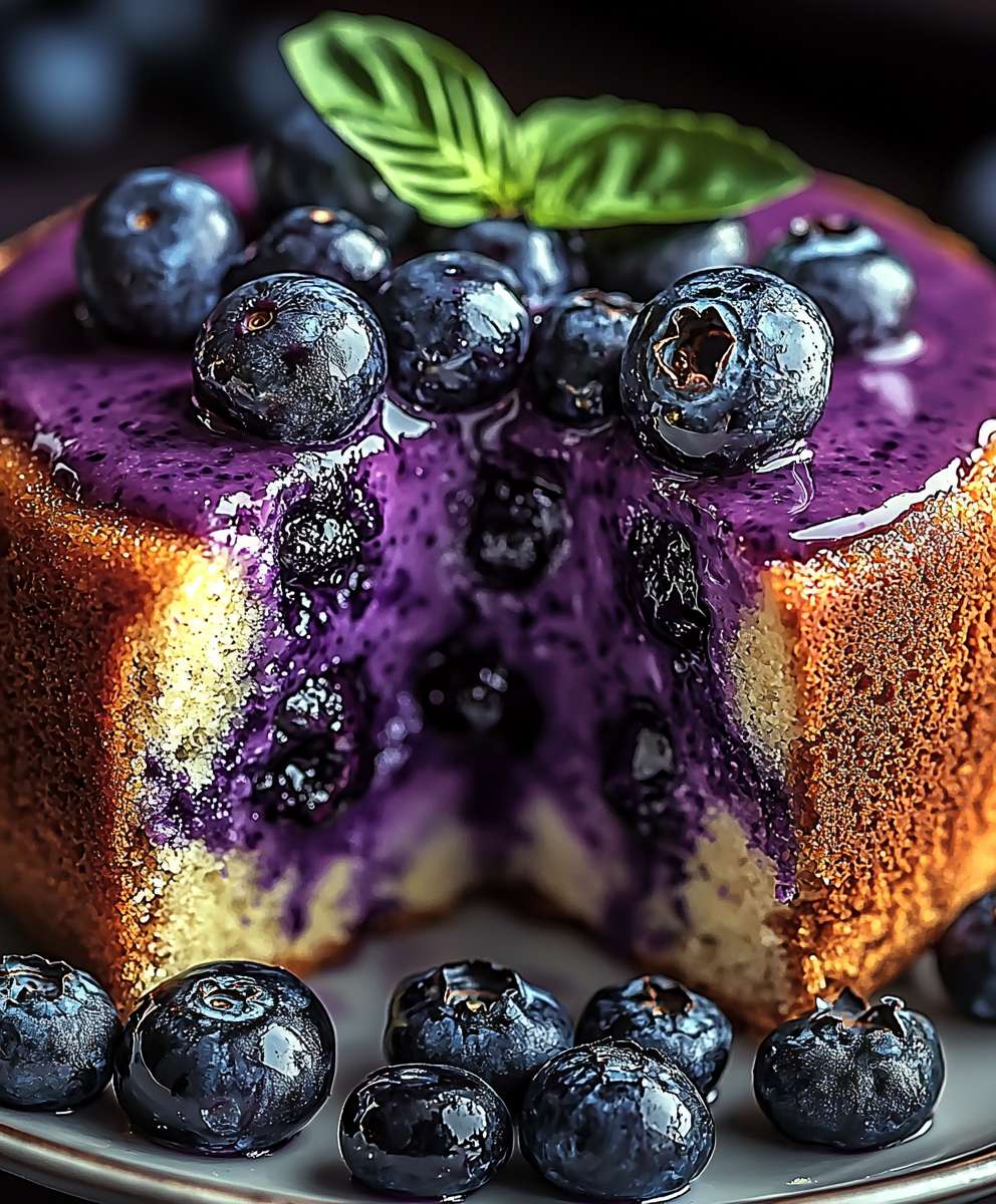 Blueberry Pudding Cake