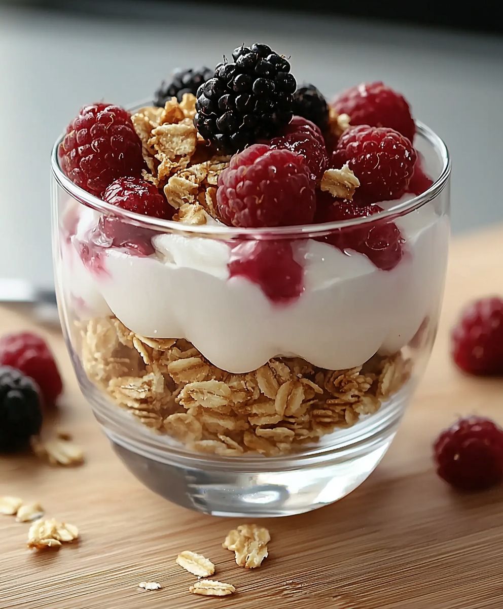 Berry parfait delicacy