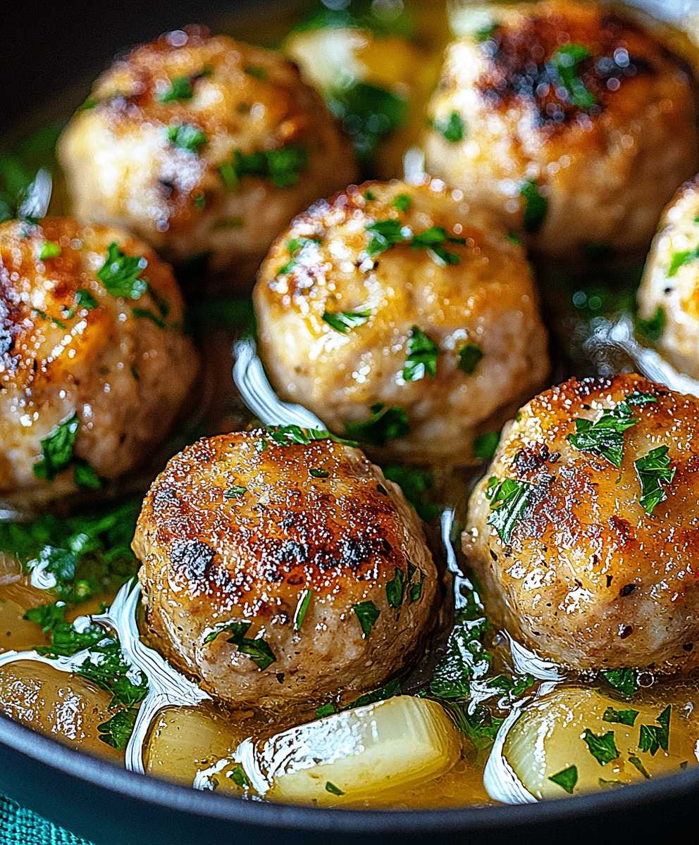 Chicken Piccata Meatballs