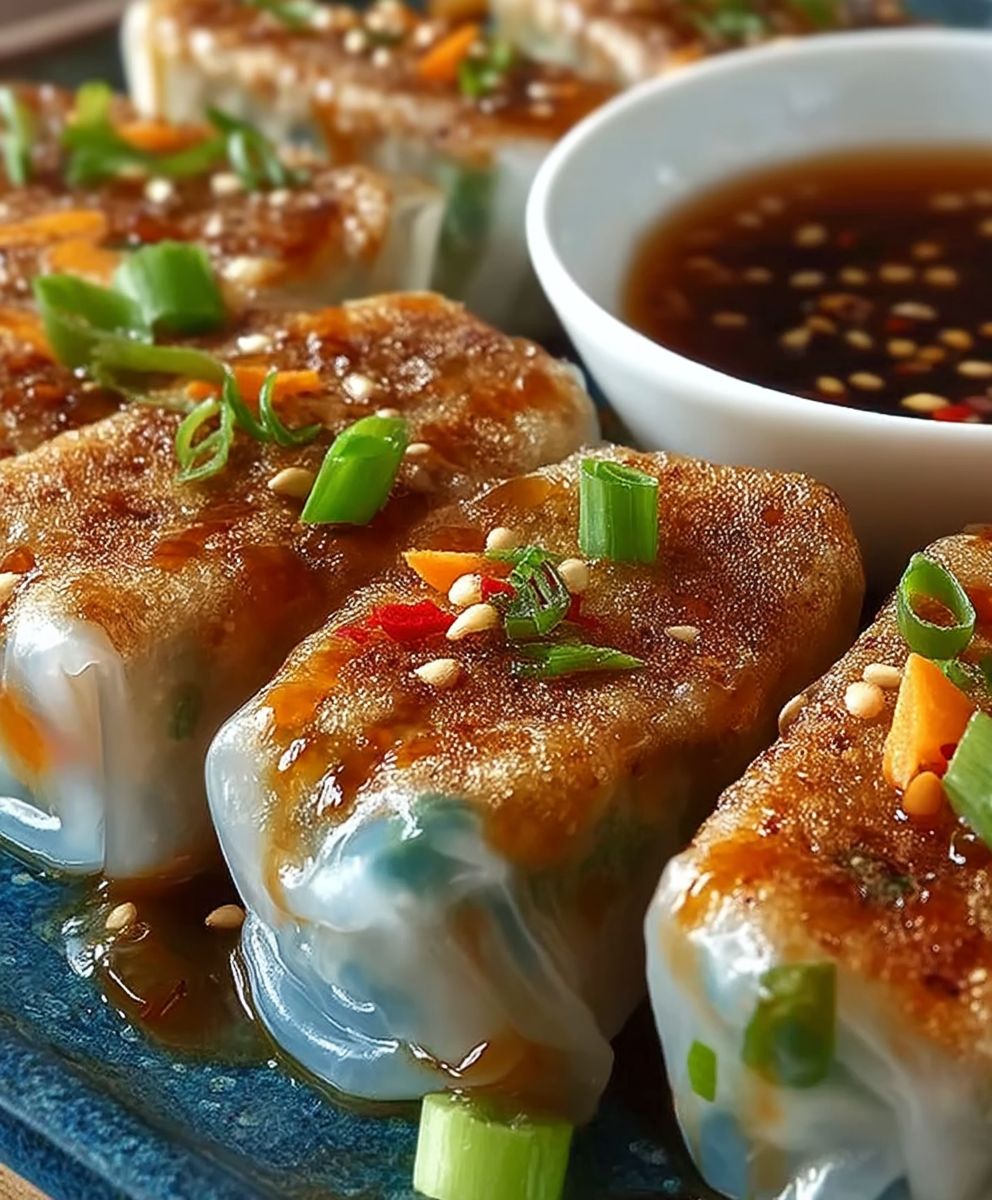 Rice paper dumplings