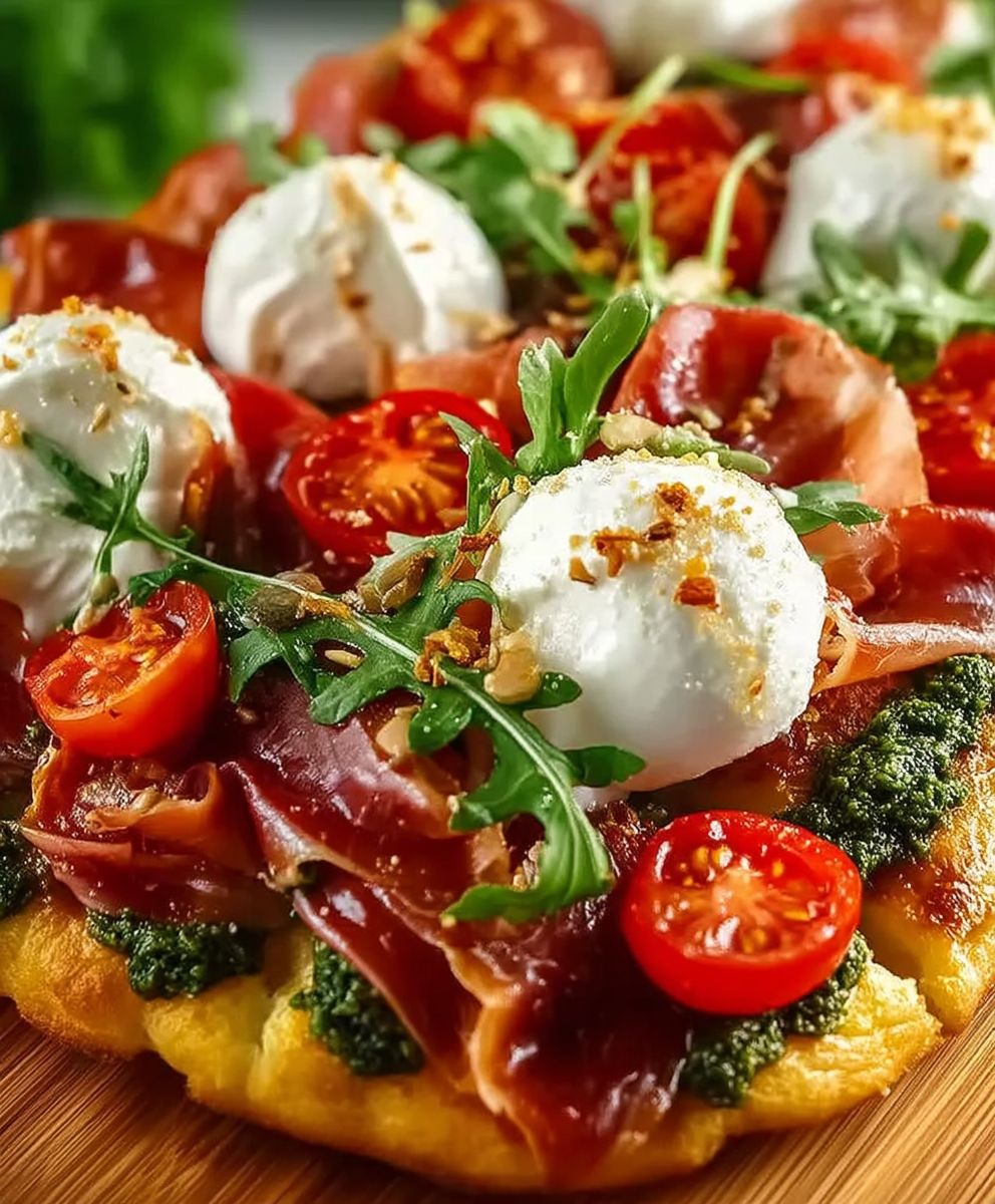 Prosciutto Burrata Flatbread