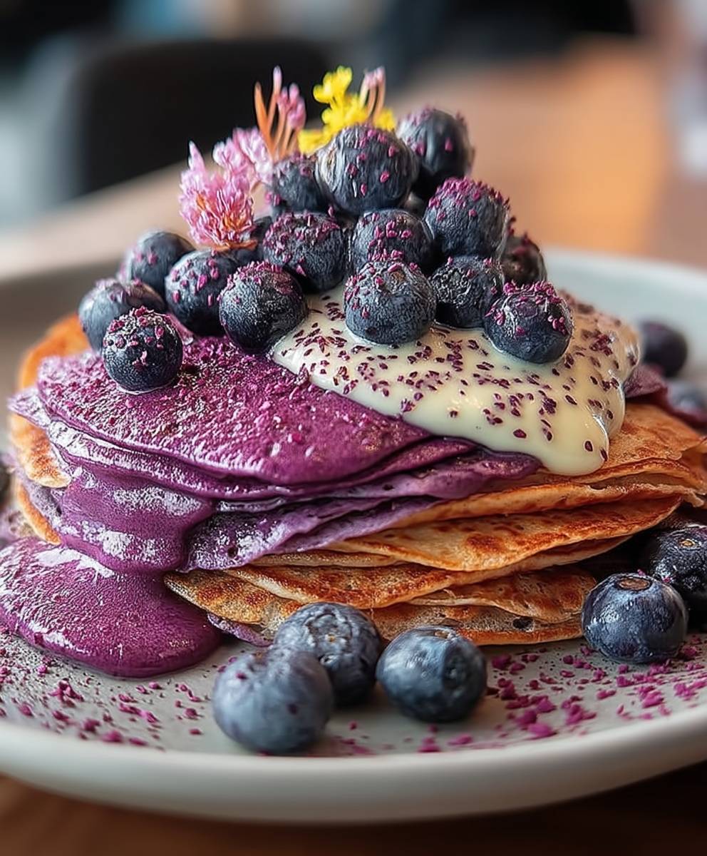 Violet crepe