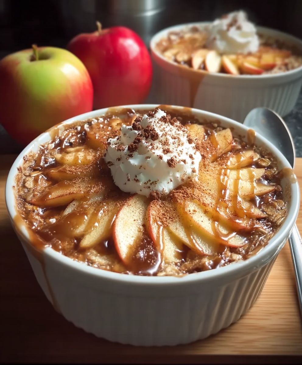 Baked apple oatmeal
