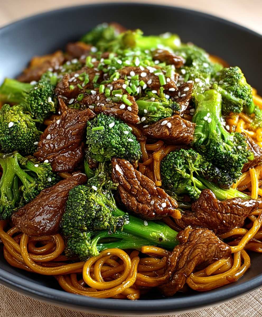 Beef Broccoli Lo Mein
