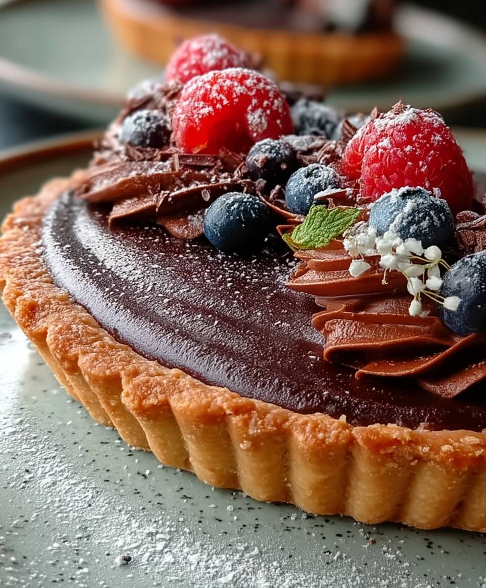 No bake Nutella tart