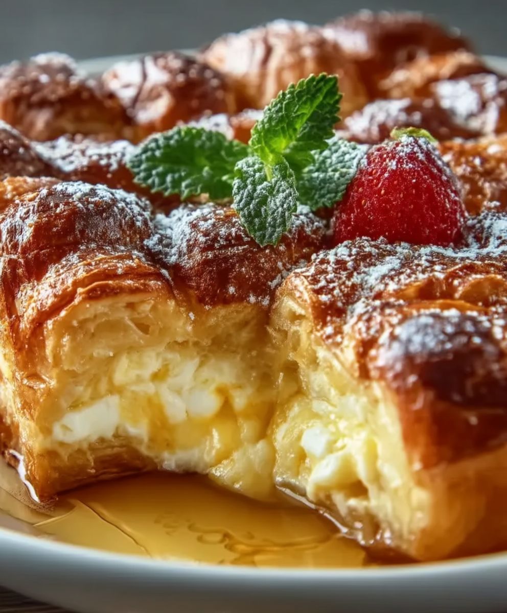 Croissant French Toast Casserole
