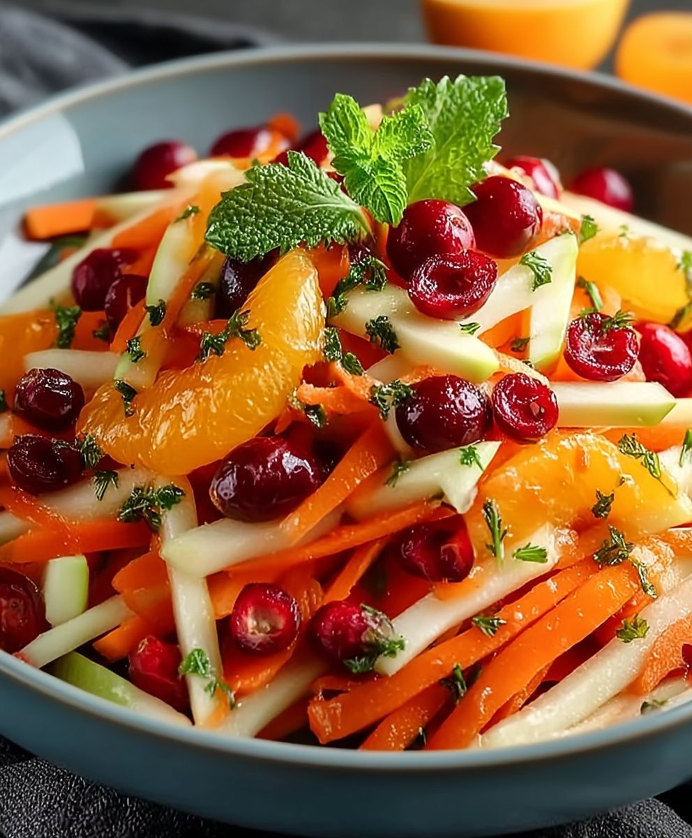 Apple Cranberry Carrot Salad