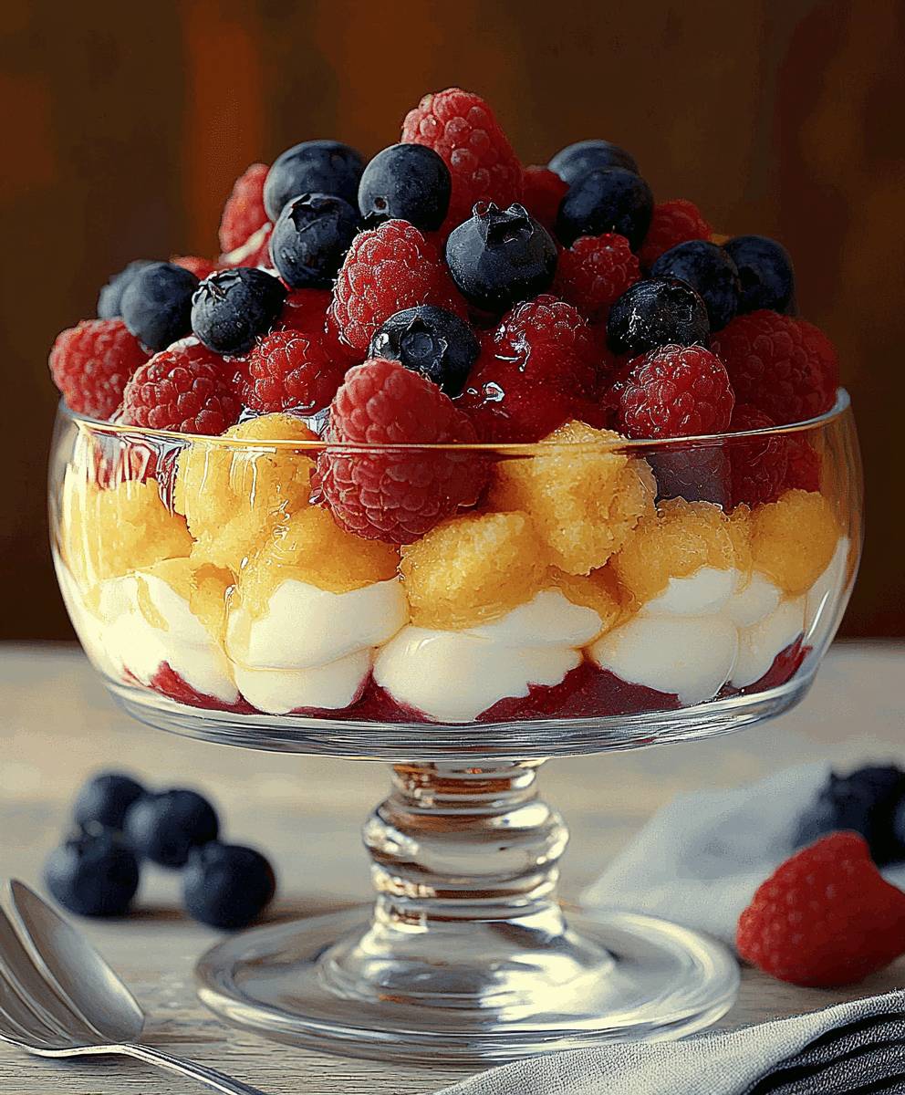 Berry Yogurt Trifle