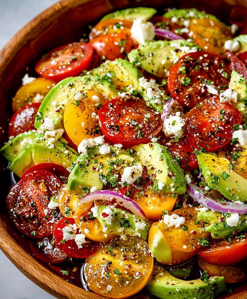 Avocado tomato salad