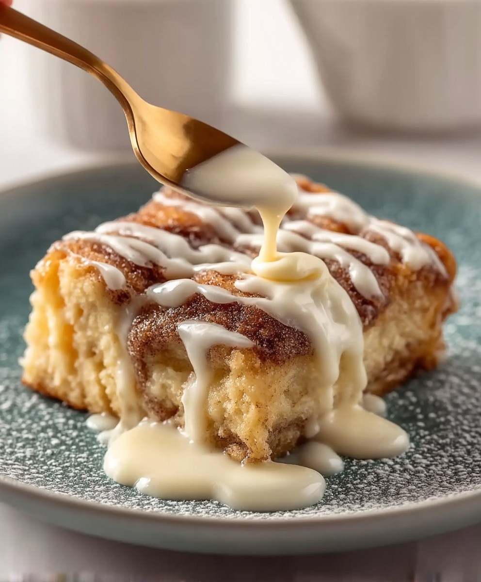 Cinnamon roll cake