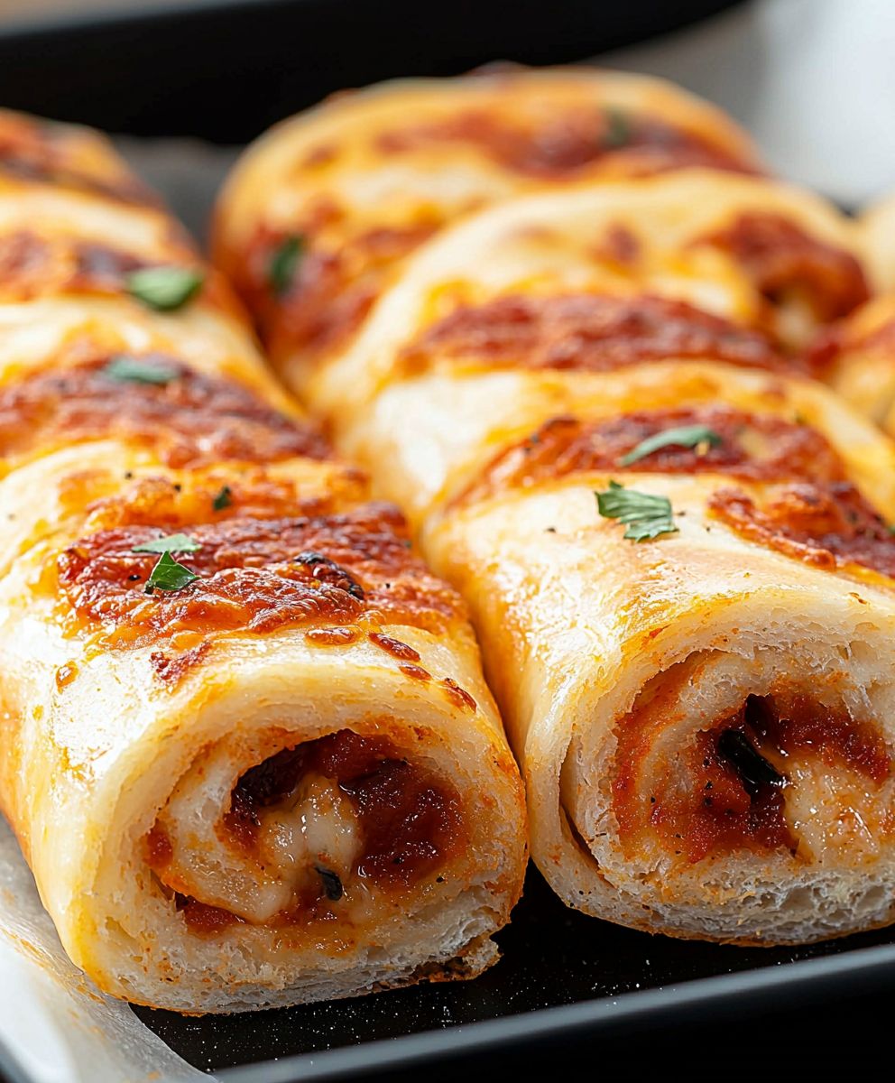 Air fryer pizza rolls