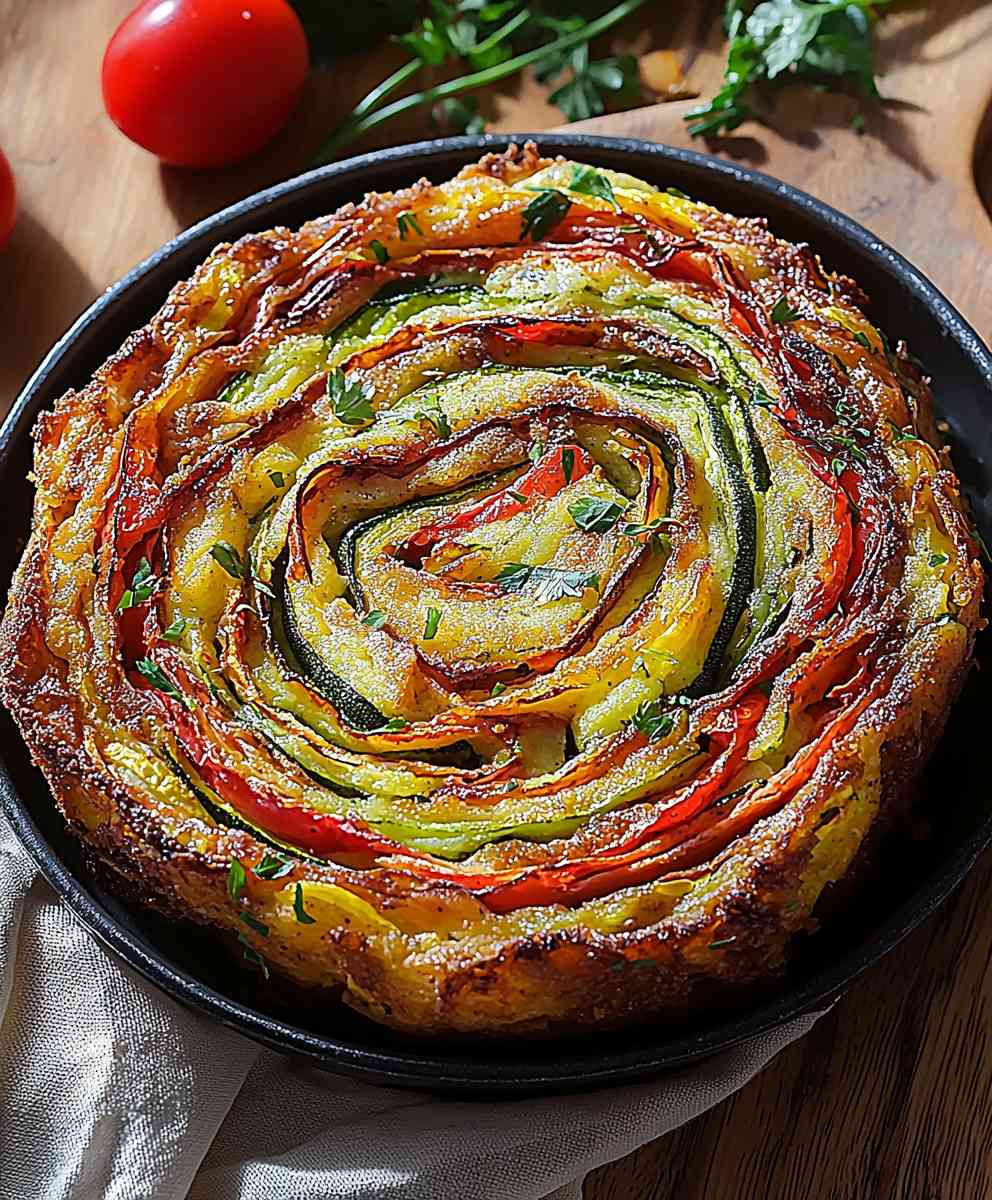 Veggie Crinkle Cake Breakfast