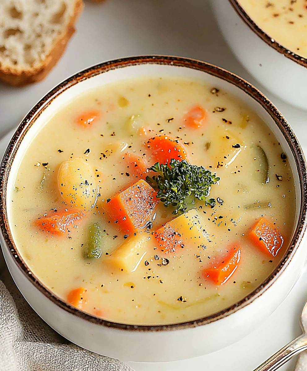 Creamy vegetable soup