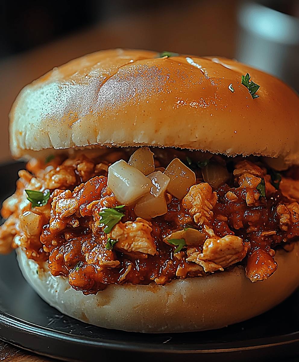 Cajun Chicken Sloppy Joes