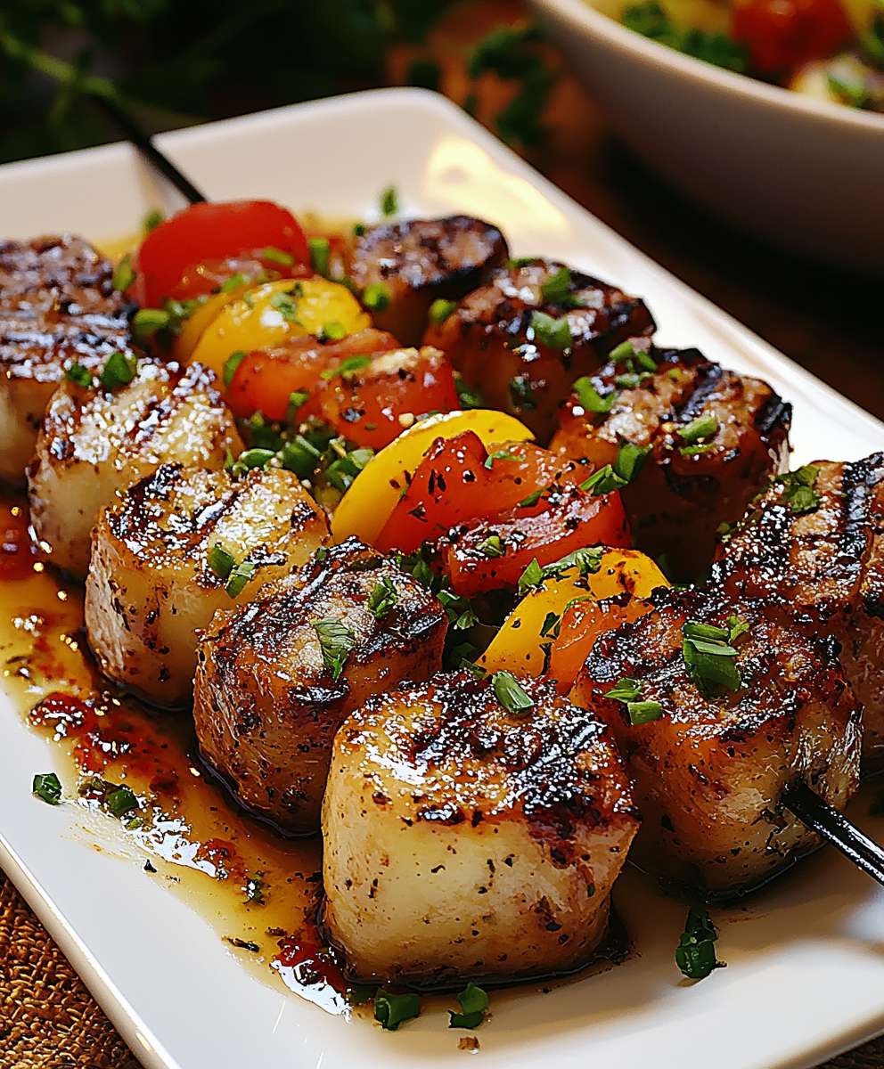 Grilled Lamb Skewers