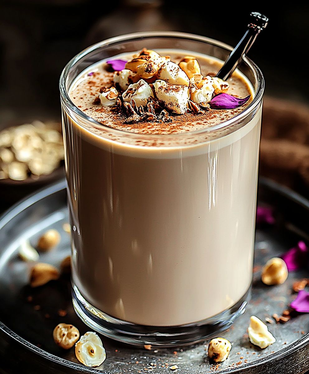Peanut butter oat latte