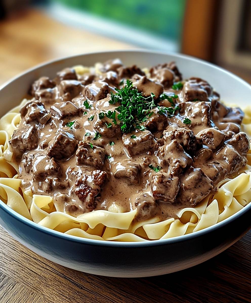 Beef Stroganoff with Noodles