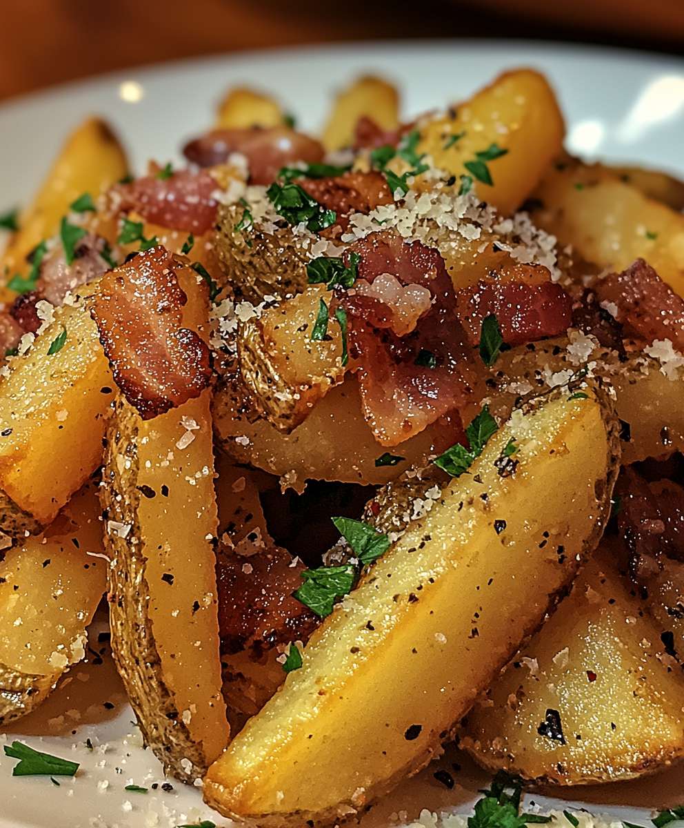 Bacon Garlic Parmesan Fries