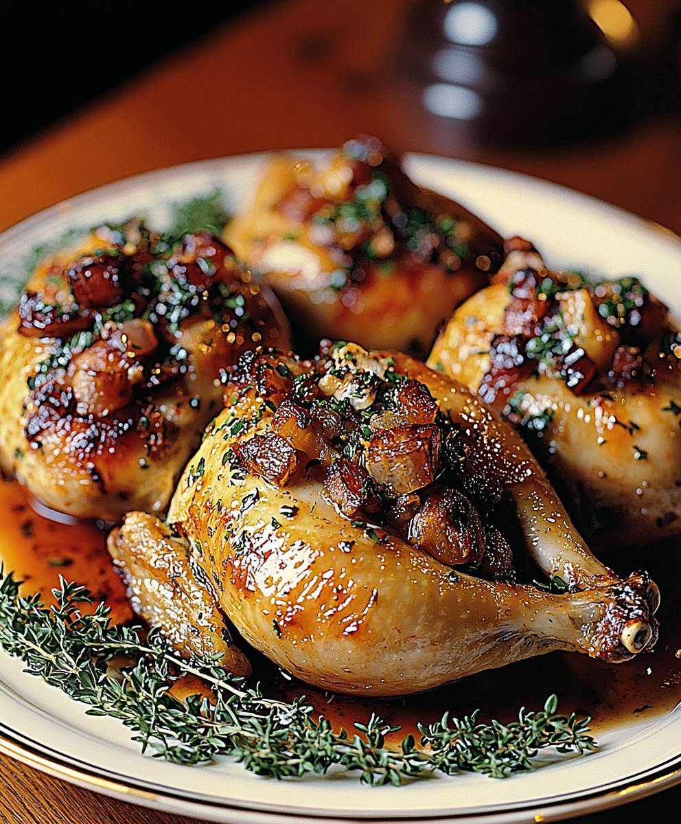 Stuffed Cornish Game Hens